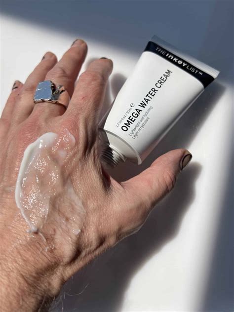 the inkey list omega water cream is a dupe for